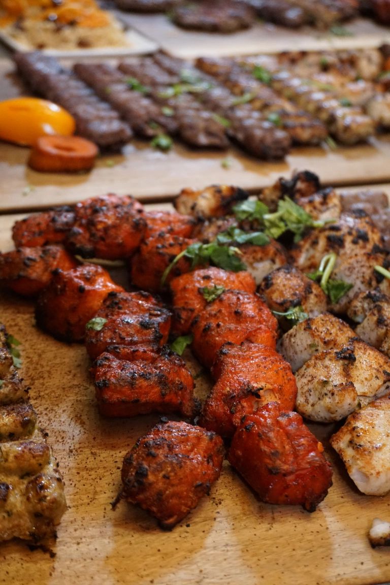 Delicious Afghan Kabobs and Grilled Meats